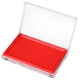 Deli Quick Dry Printing Platform Deli 9894 Plataforma de impresión en blanco Plataforma de impresión en seco Quick Dry Extra Gran Caja cuadrada de tinta Plataforma de impresión grande Financial Red y Azul Doble Color 9865 9865