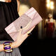 KUQIDAISHU handbag (KUQIDAISHU) clutch bag women's fashionable dinner bag dress cheongsam paired with banquet European and American hand-catched socialite bag golden