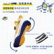 
KUMPOO [Little Yellow Duck Co-branded] Badminton Shoes ACF Double-core Midsole Breathable Sneakers Men and Women G826s White/Yellow/Blue 36