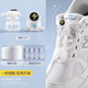 New style lazy shoelace buckle for children, no need to tie, no need to tie, elastic and cute shoe buckle, fixed buckle, cartoon versatile ins trend, two pairs of colors can be noted, including shoelace + shoe buckle