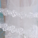 Muden New Style Bride European и American Sequin Кружевая кружевная завеса
