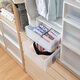 
Wen Shiou Interactive space drawer storage box wardrobe transparent storage box clothes underwear household clothing plastic finish [20 liters] 9227 white width 34 deep 44 height 19