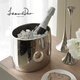 Lamomedeco Nordic stainless steel ice bucket champagne bucket red wine iced beer thickened ice bucket household wine set model room decoration island Ailan ice bucket