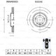 Bosch (BOSCH) brake disc set front disc MG7MG6MG6 Roewe 550S750750DAB6625+AB1151