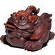 ROYHOYE Yixing Zisha Tea Pet Tea Toy Tea Set Ornaments Boutique Can Raise Toad Teapot Tea Ceremony Accessories Large Three-Legged Golden Toad Three-legged Golden Toad - Good Luck