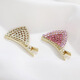 Chimera (CHIMERA) 2 pieces children's hair clips cat ears rhinestone bangs clip duckbill clip headdress birthday gift for girls