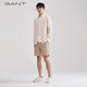 GANT【100%亚麻】GANT/甘特春秋男透气休闲复古宽松扣领美式长袖衬衫 34白色 L