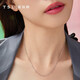 Xie Ruilin (TSL) 18k gold necklace platinum gold rose gold color gold Chopard chain AF185 K yellow