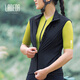 Lampada bicycle road bike riding vest spring and summer quick-drying cycling clothing windproof vest for men and women black XL