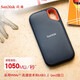 闪迪（SanDisk） 移动硬盘 Nvme移动固态硬盘 极速Type-c USB3.1外置硬盘 E61 1T【读取1050M/秒】
