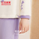 
Hongdou Home (Hodohome) pajamas women's flannel sweet pullover pajamas women's soft warm round neck home clothing Fengling purple 728 165/88A