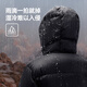 Veste de chameau volcanique vers le bas pour hommes et femmes Light Urban Light extérieur épaissis de pain à l'épreuve du froid veste hivernale noire m