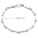 Farcoko brand pt950 platinum bracelet for women, fashionable star bracelet for girlfriend, wife, birthday and Valentine's Day gift. PT950 platinum star bracelet, free engraving, exquisite packaging