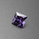 DL 1998 Chinese Valentine's Day gift zircon purple diamond loose stone princess square purple diamond cut ring 2X2mm