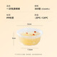 Temeiju disposable lunch box round transparent blister fast food box thickened lidded packaging box soup bowl 50 set 360 type
