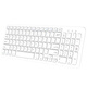 BOW HW156C wireless keyboard chocolate button ultra-thin portable keyboard laptop desktop universal office and home keyboard white