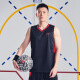 361 Degree Basketball Suit Men's 2020 Summer Breathable Loose Sports Suit 652021002-1 Basic Black L