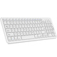 BOW HW156C wireless keyboard chocolate button ultra-thin portable keyboard laptop desktop universal office and home keyboard white