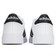 Adidas official ship store men's shoes, new summer three-stripe board shoes, leather sports shoes, wear-resistant casual shoes, men's 9195-white-mainly recommended style 41