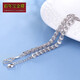 Centennial Baojinxiang Valentine's Day gift platinum bracelet pt950 platinum chain women's phoenix tail chain jewelry birthday gift about 4.7-4.9 grams long 16+2 cm adjustable chain