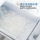 Panasonic built-in refrigerator air-cooled frost-free inverter 380L Naruyi sterilization and deodorization automatic ice making Smart WIFI NR-EE40TXA-S NR-EE40TXA Zunya Silver 380L automatic ice making