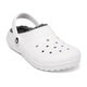 CROCS Children's Cotton Slippers Boys and Girls Winter Warm Furry Crocs 207010_10M White 33-34 Inner Length Approximately 208mm