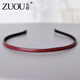 Zuoou red hairband for women, high-end, versatile, thin-edged hairpin that does not strangle hair, thin style, simple headband for broken hair, black thin style