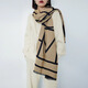 Meiyang (Meiyang) Une écharpe sauve un châle de garde-robe à la mode décontractée et polyvalente