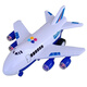 Katy Auny Große Fernbedienungsflugzeuge Kinder-Multifunktionsklang und optisches Passagierflugzeugmodell Baby 3 bis 6 Jahre alt Bildung Intellektuelle Spielzeug Fernbedienung Flugzeuge (blau) Ladungsmodell 1 Set von Lithiumbatterien