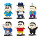 Huilie Compatible con LEGO Crayon Shin Shin Shith Build Bloy Bloy Bloy Conjunto de enchufe High-Differty tridimensional Bloques de construcción de rompecabezas para niños y niñas Crayon Shin Shin Shin Bee Embalaje 841 partículas