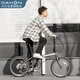 DAHON folding bicycle 20-inch 8-stage speed classic P8 bicycle KBC083 mattressed gray classic version-Kikura