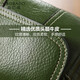 GORBADO (GORBADO) high-quality genuine leather mini bag 2025 new trendy retro top layer cowhide small round bag women single shoulder crossbody bag green large size