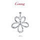 GsunG Platinum Pendant Women's New PT950 Gesang Flower Pendant Fashionable Shining Platinum Pendant Women's Flower Pendant Priced by grams, please contact customer service before bidding for gold price