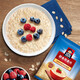 Quaker Instant Oatmeal 1000G/1478g Fibra dietética sin azúcar al instante Come Pure Oatmeal Desayuno Reemplazo de comidas de avena instantánea 1 kg/bolsa