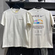 耐克（NIKE）短袖男装2025夏季新款跑步运动服针织透气时尚宽松圆领上衣T恤衫 HF6172-133米白纯棉 L