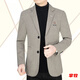 Xianhuai small suit men's top suit spring and autumn new middle-aged men's jacket casual daddy suit red stripes 3XL 190 (165-180Jin [Jin equals 0.5 kg])