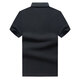 Camiseta de algodón de algodón de algodón de Limeng (Limeng) para hombres y mujeres, la misma solapa de algodón de color sólido, camisa t-manga T moderna xl