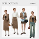 Fan Silan's design short small suit jacket for women's spring suit professional interview suit set 24FS11162 birch brown-skirt S