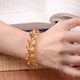 Shi Yue Jewelry Boutique 11-12mm Natural Citrine Bracelet Birthday Beads Bracelet for Men and Women Crystal Agate