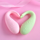 Libo Little Demon Vibrator for Women Masturbation Device Multi-frequency Waterproof Vibrator for Vibrator Monster Vibrator Adult Sex Toys and Sex Products for Women Meow Heart-moving Version Pink No App