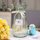 Shengshi Taibao glass vase vase dry flower gypsophila artificial flower container living room decoration ornaments transparent color 22cm