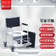AUFU Foshan Oriental seating chair foldable elderly people with toilet potty sitting pregnant women toilet toilet stool stool chair FS899 FS693 (with wheels, with foot pedals)
