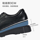 Jd.com zapatos de cuero para hombres lace-up brillo derby doe capa de la capa de vaca zapatos formales zapatos de boda casuales zapatos negros 43