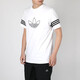 Adidas (Adidas) Clover Men's Clothing 2025 Summer NUEVA ASPERA DE SPORT Moda informal cómodo transpirable Camiseta de manga corta Camiseta Oficial FM3894 XL -58