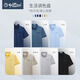 
Jinlilai [pure cotton/anti-bacterial] spring and summer short-sleeved men's embroidered business casual lapel T-shirt, all yellow-43HD L