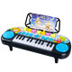 Chisen Multifunktionales elektronisches Klavierkinder können Musikspielzeug für Babys für Babies anfängeln, die Early Education Music Toys [Pink-mit Mikrofon] Multifunktional Electronic Piano 33321 3 Abschnitte Nr. 5 + Piano Score + Piano Score Stand + Pod