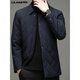 Lilang cotton-padded jacket autumn and winter light and warm cotton-padded jacket business men's stand-up collar middle-aged and elderly jacket cotton down jacket Astaxanthin 175/L