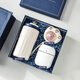 Aimei gift souvenir gift box for business company joining the team building trade union event practical small gift customization for employees thermos cup thermos hand warmer humidifier set blue