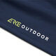 ERKE (ERKE) children's clothing, men's mid-sized children's sports pants, children's casual versatile trousers, blue and black 165
