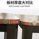 Huakai Zhixing Computer Desk Desk Small Apartment Small Table Home Study Table Writing Office Desk E-sports Long Table BGZ736 Walnut Noodle + Black Table Stand 100*60 Single Table